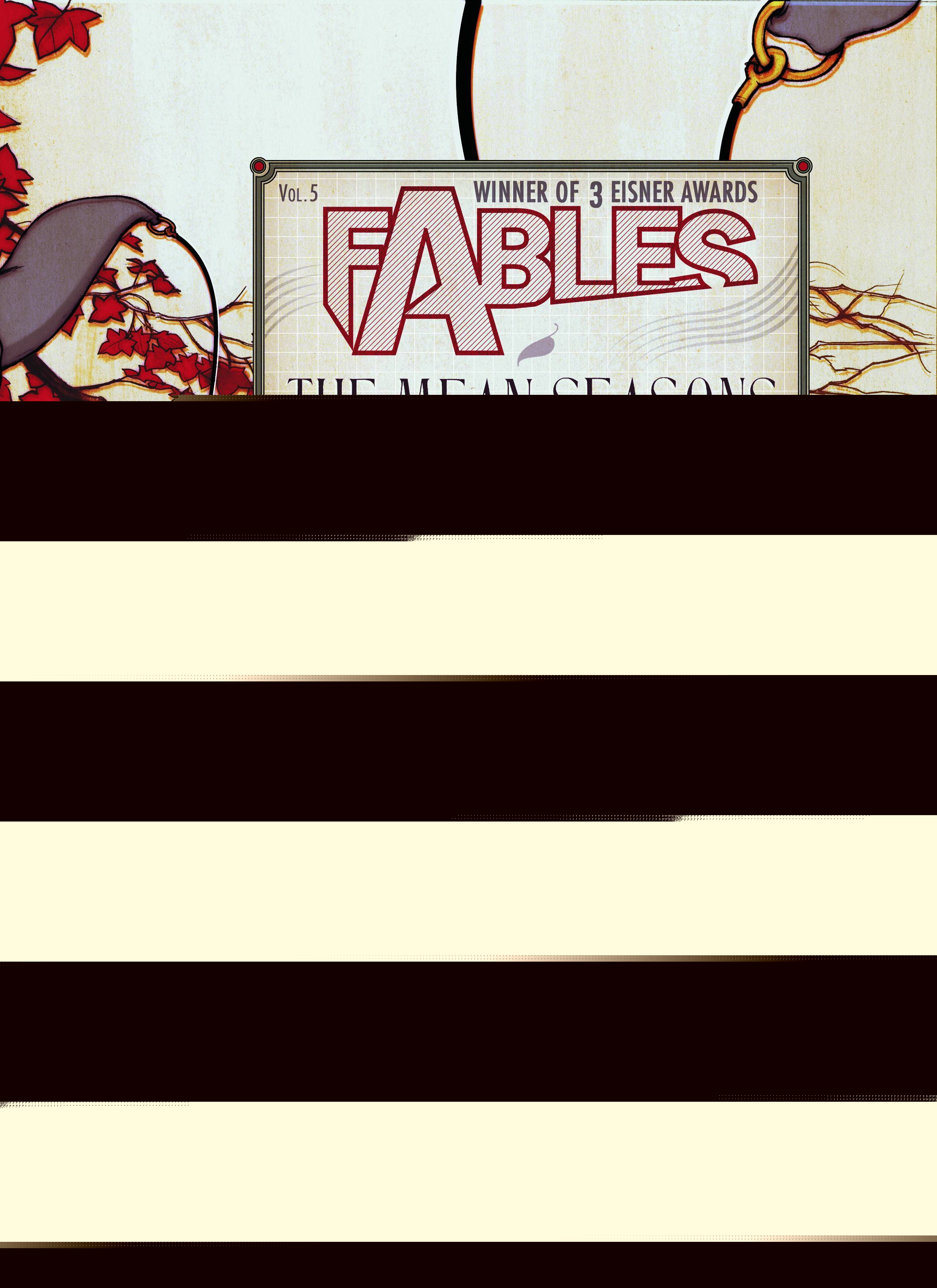 FABLES TP VOL 5 THE MEAN SEASONS