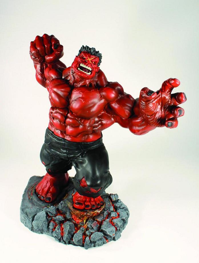 FALL OF THE HULKS RED HULK FINE ART STATUE